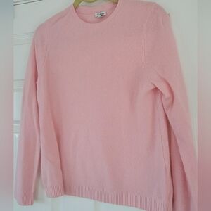 L.L. Bean Pink Crew Neck Sweater